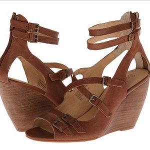 Seychelles Escape Wedge Cognac Sandal
